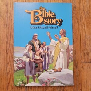 The Bible Story Blue Arthur S Maxwell Volume 8 1975 Softcover Book Gift Decor